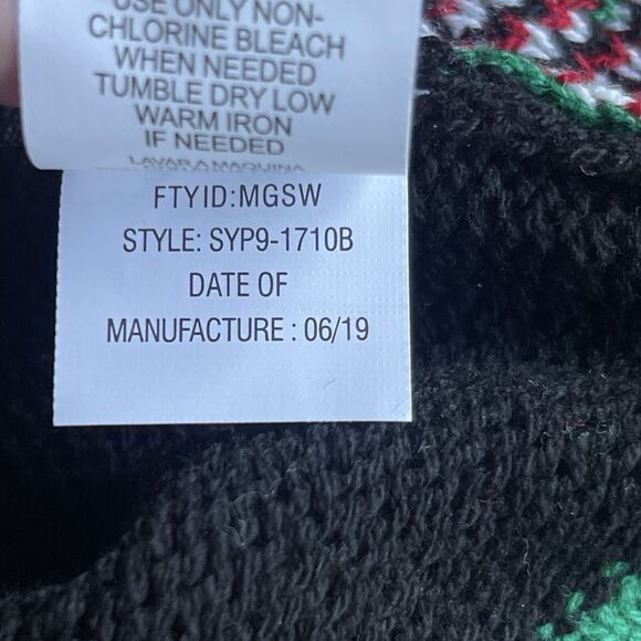 Ugly Holiday Sweater Adult Extra Large Christmas Reindeer Festive Multicolor NEW - Picture 7 of 11